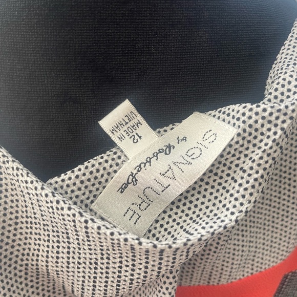 Robbie Bee Black and Coral Dress - NWT - Size 12 - Picture 5 of 5